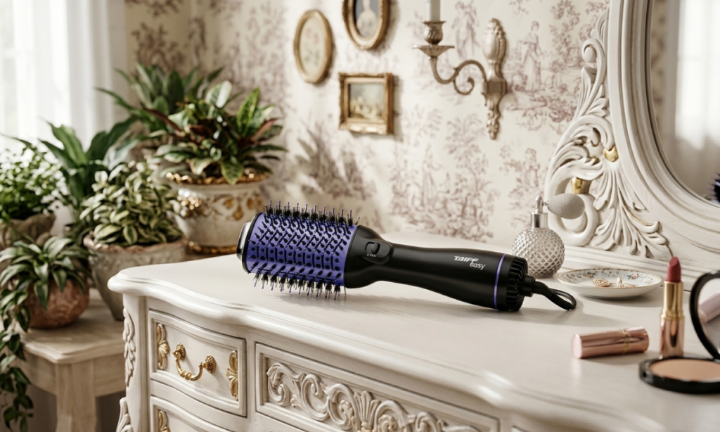 Ferramentas Taiff para cabelo: escova secadora de cabelo Taiff para cabelos cacheados sem frizz facil de usar dura muito, qualidade, preço bom, marca confiavel, vale a pena