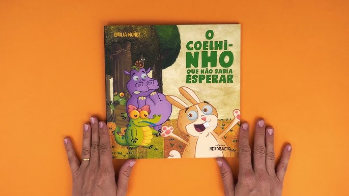 O coelhinho que não sabia esperar, editora Tibi. Um livro sobre ANSIEDADE, PACIÊNCIA para ensinar seu filho a esperar o tempo certo das coisas e pessoas.